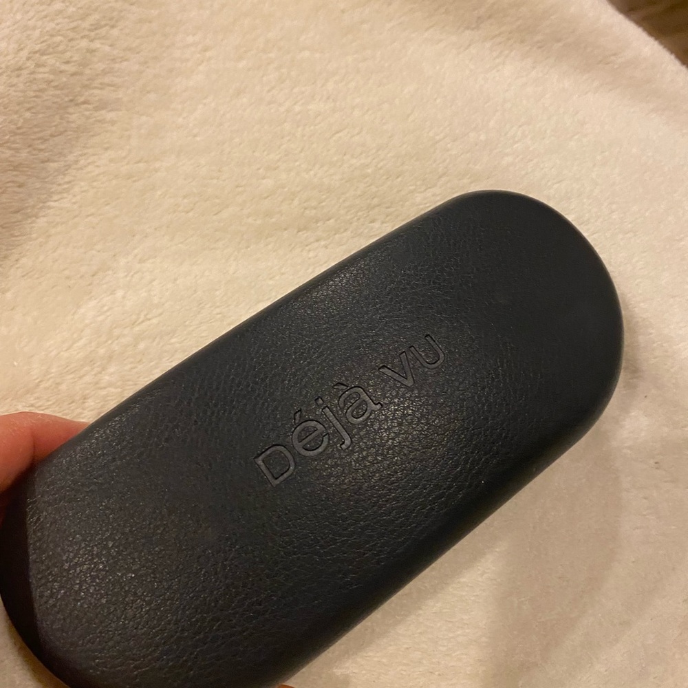 Black Deja Vu glasses case